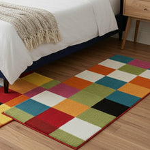 Load image into Gallery viewer, Rainbow Color Multi Box Collection Modern Shag Rug
