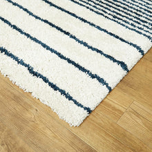 Load image into Gallery viewer, Blue ivory Multi Beautiful Classic Shaggy Rug
