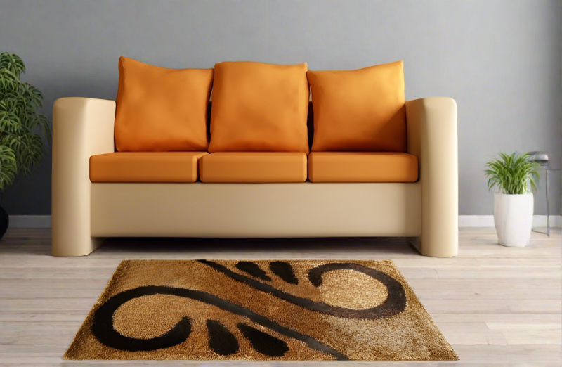 Beige-Multi Beautiful Shaggy Rug