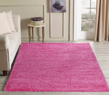 Load image into Gallery viewer, Premium Microfiber Shaggy Area Rug – Ultra-Soft Pink Fluffy Carpet for Bedroom, Living Room &amp; Kids Room, Non-Slip High-Pile Plush Home Decor Mat
