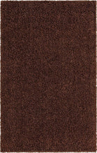 Load image into Gallery viewer, Premium Brown Microfiber Shag Area Rug – Ultra-Soft, High-Pile Cozy Living Room Carpet (Chocolate Brown)
