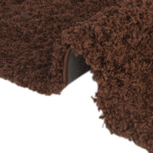 Load image into Gallery viewer, Premium Brown Microfiber Shag Area Rug – Ultra-Soft, High-Pile Cozy Living Room Carpet (Chocolate Brown)
