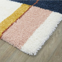 Load image into Gallery viewer, Colorful Geometric-Patterned Modern Premium Shaggy Rug
