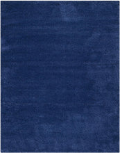 Load image into Gallery viewer, Luxury Navy Blue Shaggy Floor Mat – Ultra-Soft Microfiber Carpet, Non-Shedding &amp; Anti-Slip Accent Rug for Home Decor
