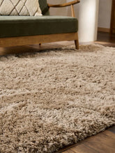 Load image into Gallery viewer, Ultra Soft Beige Shaggy Area Rug – Premium Microfiber Plush Carpet Floor Mat for Living Room &amp; Bedroom
