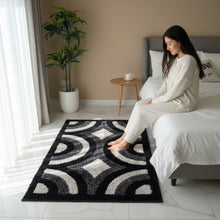 Load image into Gallery viewer, Multi Stylish Gray Multi Designs Shag Rug
