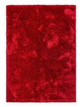Load image into Gallery viewer, Luxurious Plain Red Microfiber Shaggy Rug – High-Pile Soft Fluffy Floor Carpet for Home Decor
