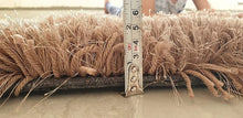 Load image into Gallery viewer, Premium Microfiber Shaggy Carpet Area Rug – Soft Ultra-Plush Beige Solid Floor Mat for Living Room &amp; Bedroom

