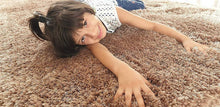 Load image into Gallery viewer, Premium Microfiber Shaggy Carpet Area Rug – Soft Ultra-Plush Beige Solid Floor Mat for Living Room &amp; Bedroom
