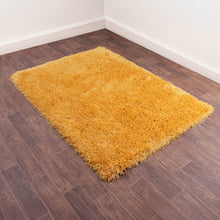 Load image into Gallery viewer, Premium Microfiber Shaggy Area Rug – Ultra-Soft Yellow Solid Shag Carpet Floor Mat
