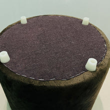 Load image into Gallery viewer, Round Utility Padded Stool/ Ottoman - 4 Leg, Brown color
