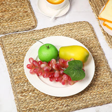 Load image into Gallery viewer, Beige Squire Hand Braided Table Mats - 15” Diameter - 38cm
