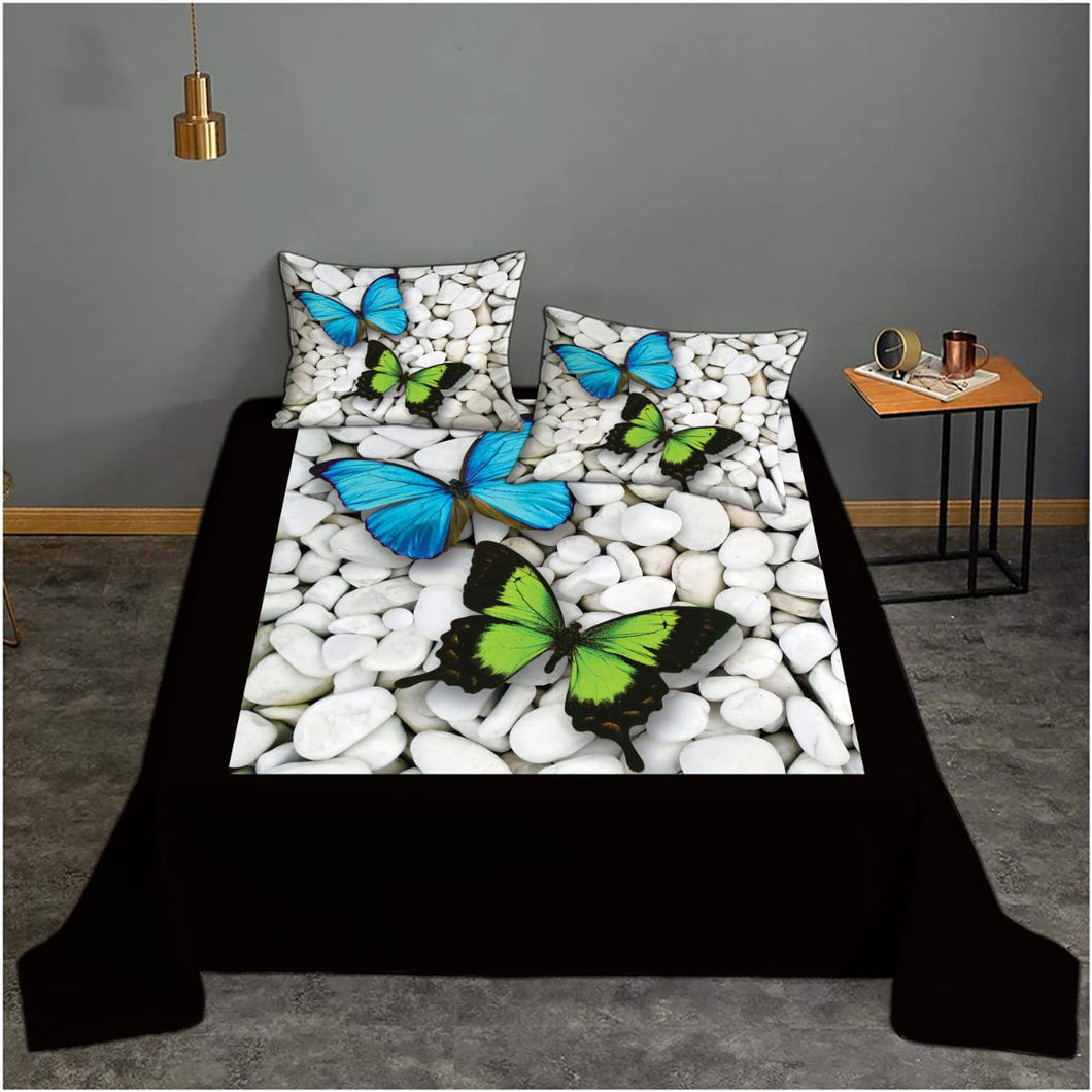 Digital printed bedsheets velvet  - BED-0051