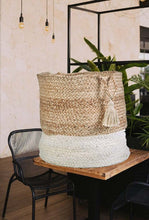Load image into Gallery viewer, Jute &amp; White - Planter Pots/Storage Basket
