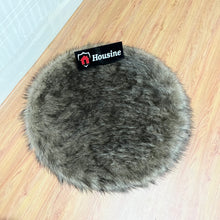 Load image into Gallery viewer, Animal Round Faux Fur Rug, Luxury Fluffy Area Rug - 80x80 cm
