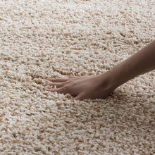 Load image into Gallery viewer, Ivory Plain - Premium Round Shaggy Rug
