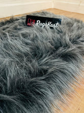 Load image into Gallery viewer, Grey Bedside Faux Fur Runner, Luxury Fluffy Runner - 60x150 Cm
