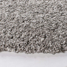 Load image into Gallery viewer, Silver Plain Soft Shaggy Bedside runner
