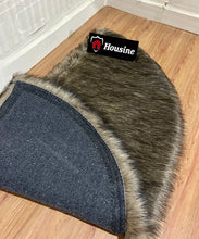 Load image into Gallery viewer, D Shape Bedside Faux Fur Runner, Luxury Fluffy Runner - 60x150 Cm - Animal
