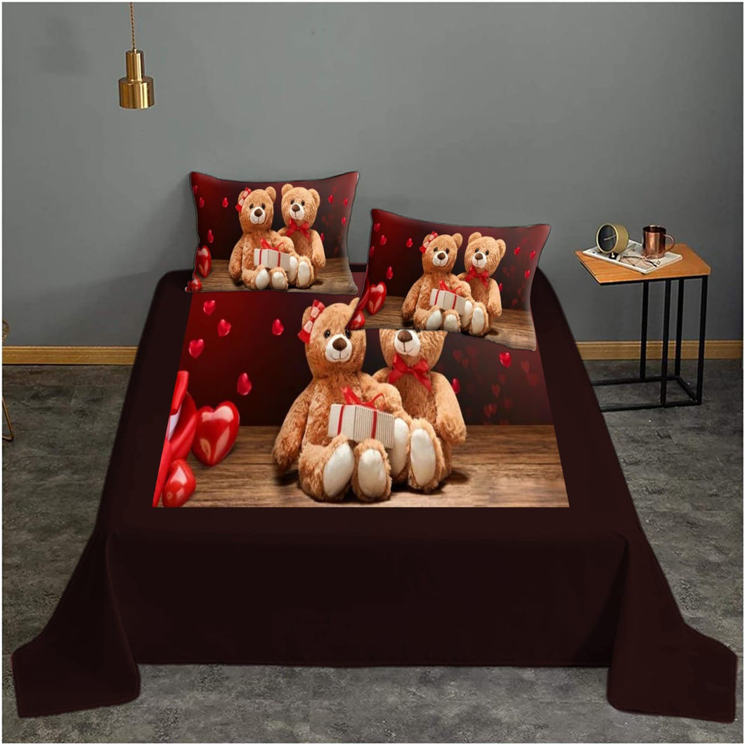 Digital printed bedsheets velvet  - BED-0092