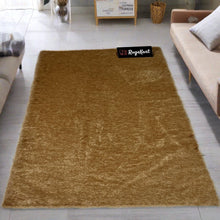 Load image into Gallery viewer, Golden Faux SmallFur Rug, Luxury Fluffy Rugs

