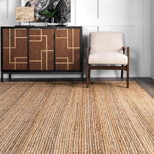 Load image into Gallery viewer, 100% Natural Jute Collection Classic Hand Woven Area Rug
