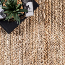 Load image into Gallery viewer, 100% Natural Jute Collection Classic Hand Woven Area Rug
