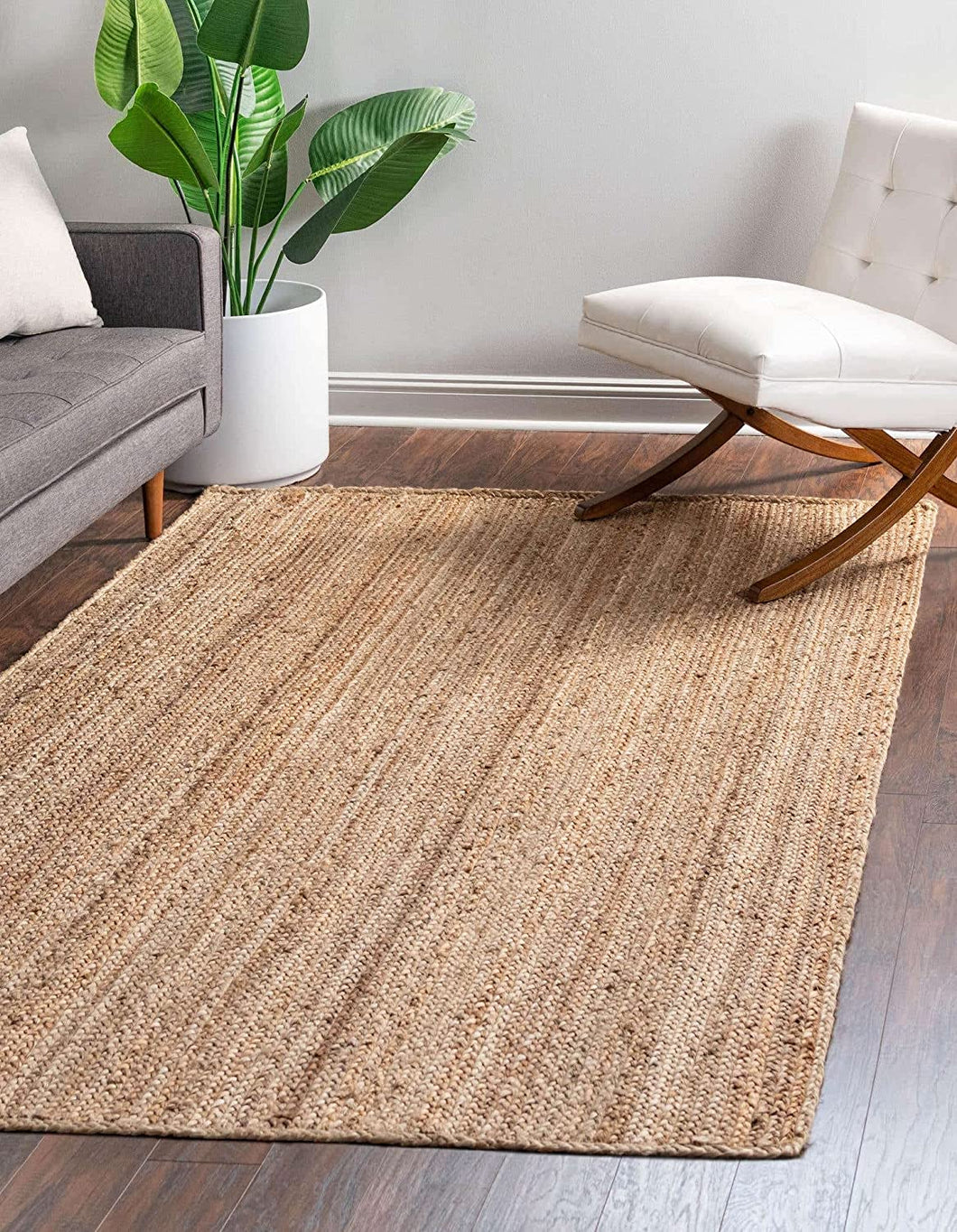 Braided Jute Collection Classic Hand Woven Area Rug