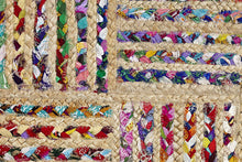Load image into Gallery viewer, Cotton With Braided Jute Collection Classic Hand Woven Area Rug
