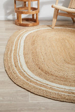 Load image into Gallery viewer, Oval Braided Jute Collection Classic Hand Woven Area Rug
