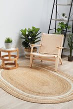 Load image into Gallery viewer, Oval Braided Jute Collection Classic Hand Woven Area Rug
