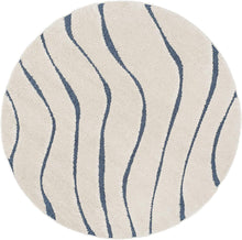 Load image into Gallery viewer, Micro Zero Cut Ivory - Premium Soft Latest Round Shaggy Rug
