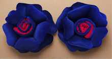 Load image into Gallery viewer, Beautiful 3D Colorful Blue-Rose Flower Cushions
