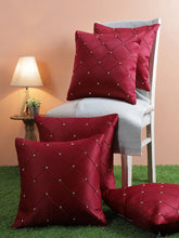 Load image into Gallery viewer, PINTEX Beautiful Red Cushion Covers
