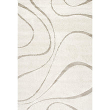 Load image into Gallery viewer, Cream Beautiful Premium Design Micro Cut Shag Rug
