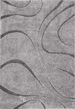 Load image into Gallery viewer, Gray Beautiful Premium Design Micro Cut Shag Rug
