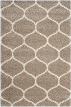 Load image into Gallery viewer, Beige Beautiful Premium Design Micro Shag Rug
