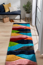 Load image into Gallery viewer, Color Rainbow 3D Cut Collection Classical Shaggy Carpet

