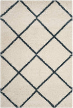 Load image into Gallery viewer, Ivory Latest Cross Modern Shaggy Rug
