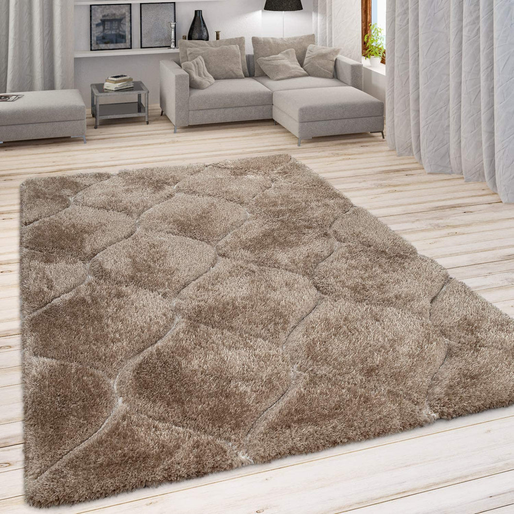 Dark Beige Premium Stylish Shaggy Rug