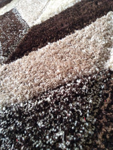 Load image into Gallery viewer, Stylish Brown Multi Design Shag Rug
