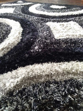 Load image into Gallery viewer, Multi Stylish Gray Multi Designs Shag Rug
