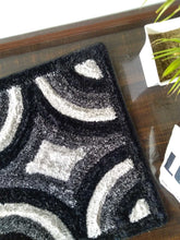 Load image into Gallery viewer, Multi Stylish Gray Multi Designs Shag Rug
