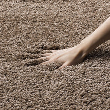 Load image into Gallery viewer, Coffee Plain Beautiful Premium Micro Shag Rug
