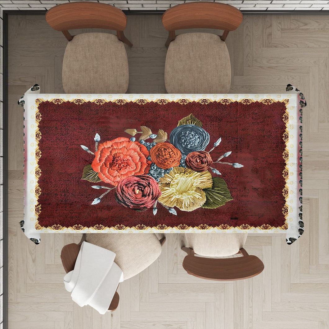 Flower 4 Seater Table Cover - TBLC001