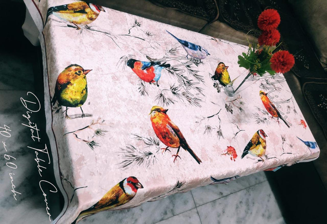 Birds 4 Seater Table Cover - TBLC005