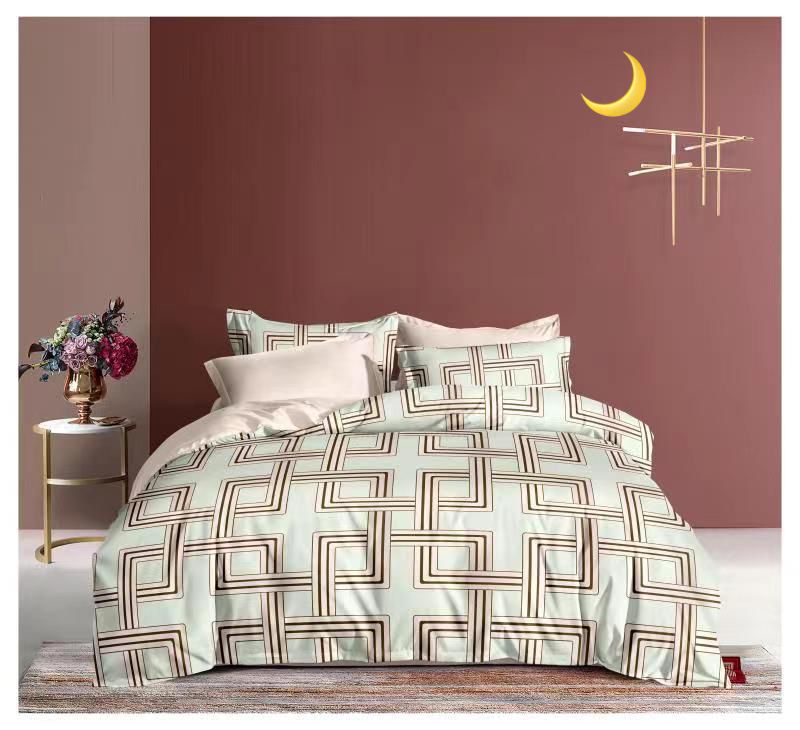 Soft Fabric Flower White Multi - Night Queen size Bedsheet