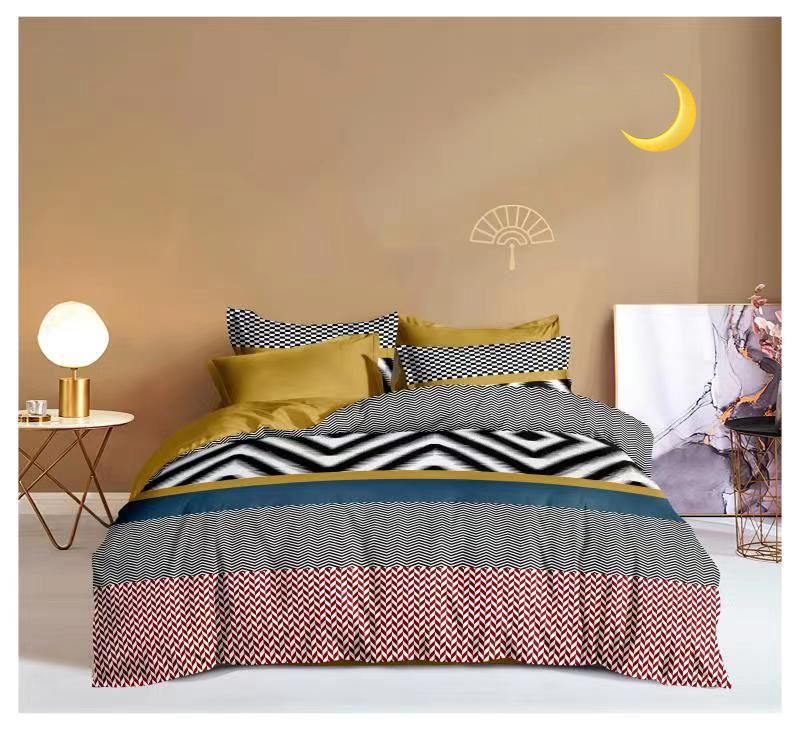 Soft Fabric Flower Black Multi - Night Queen size Bedsheet