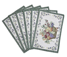 Load image into Gallery viewer, Flower Pot Jacquard Dining Table Mats
